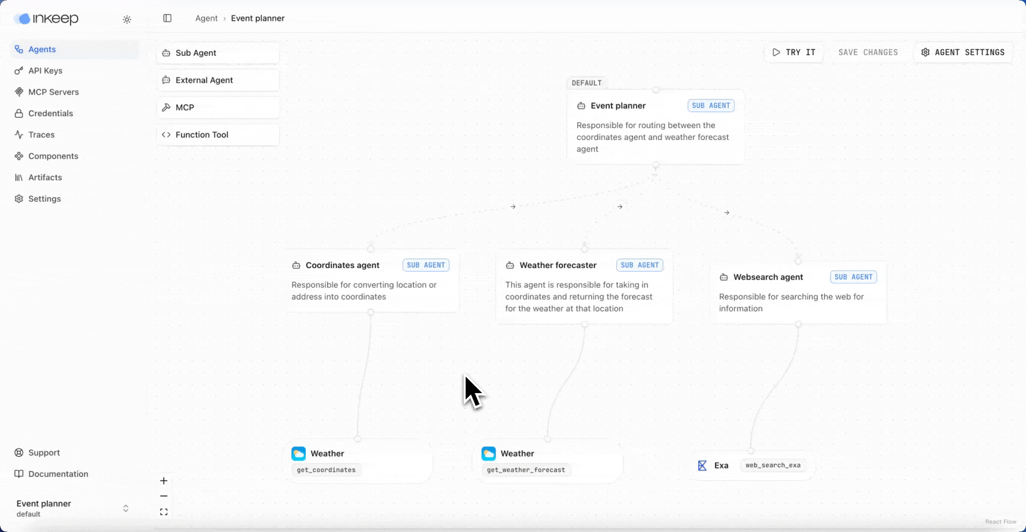 Fdrag The No-Code + Code Agent Builder - Inkeep Open Source Docs